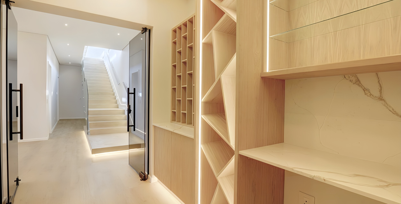 Absolute Flooring Project - House - 312 Westwood - Wine Cellar