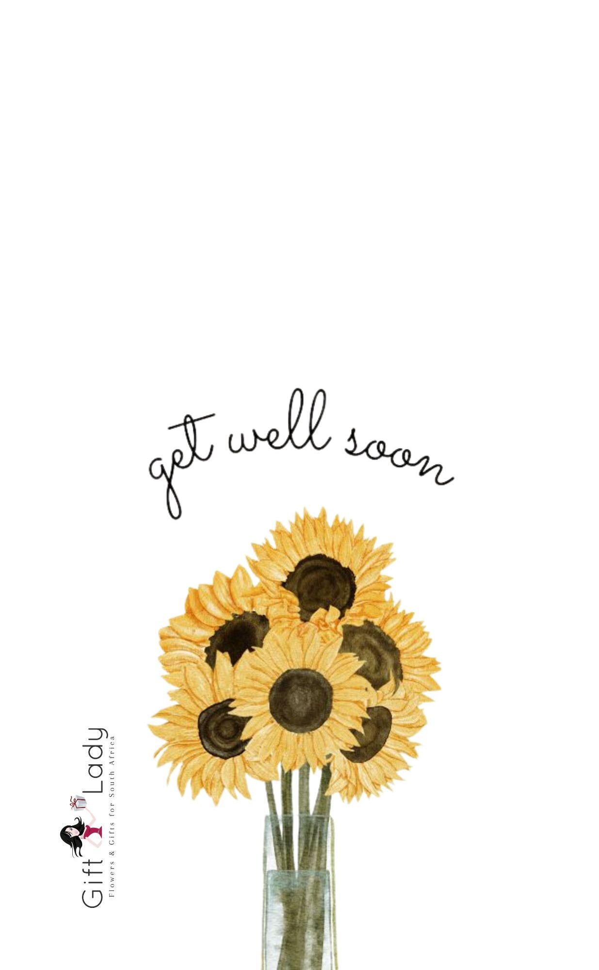 Get Well Soon Sunflower Wrapper