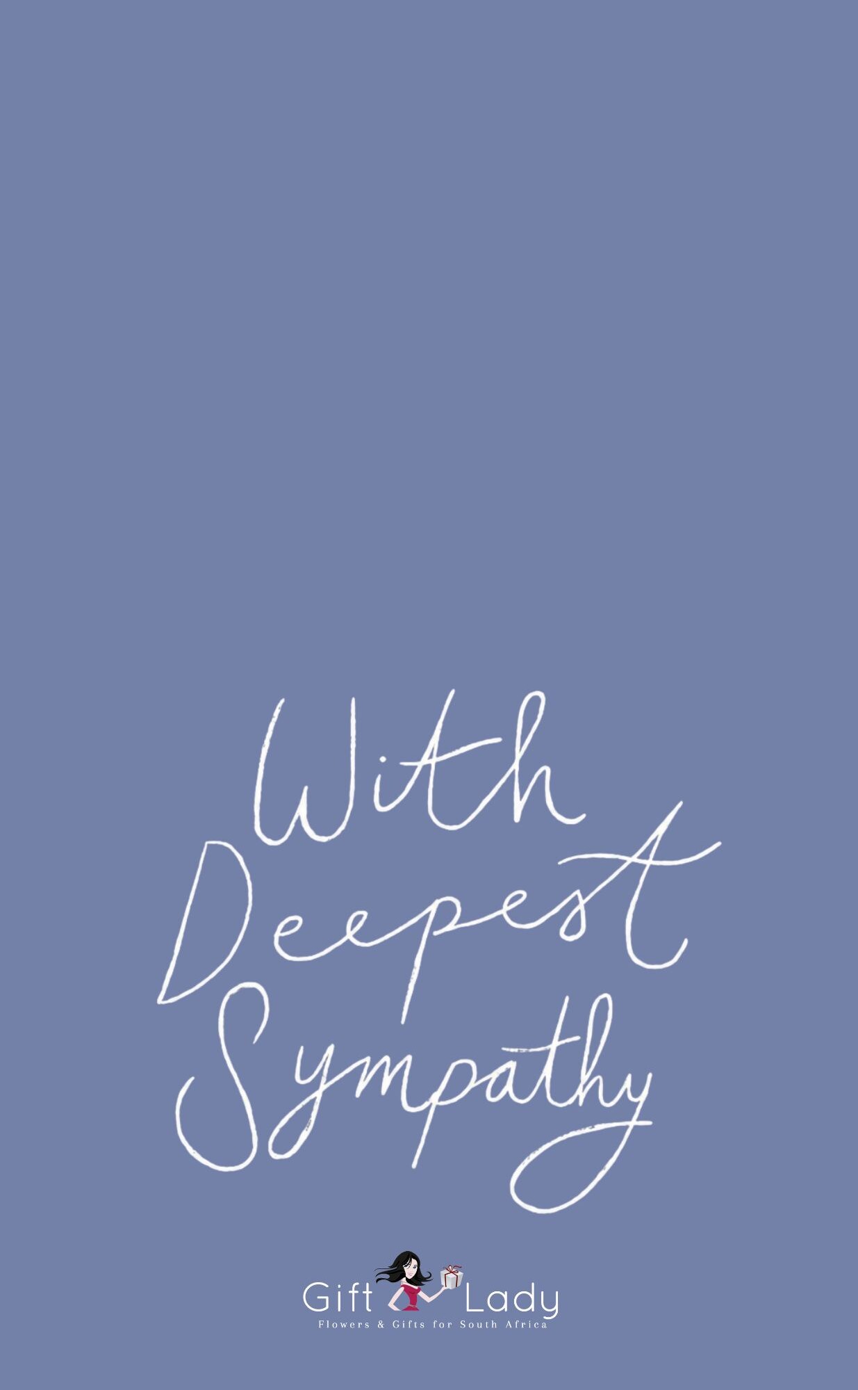 With Deepest Sympathy Wrapper