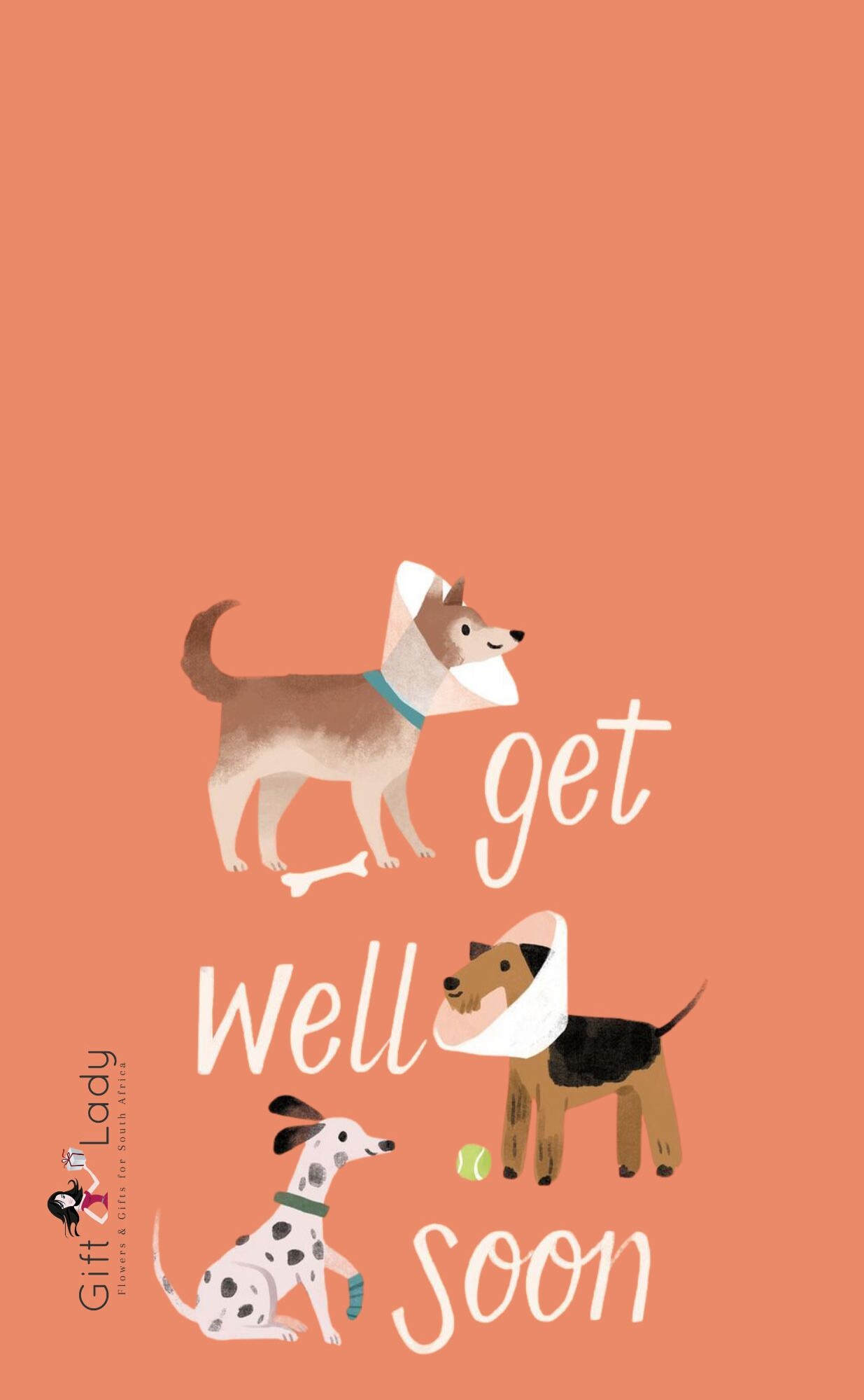 Get Well Soon Dog Wrapper