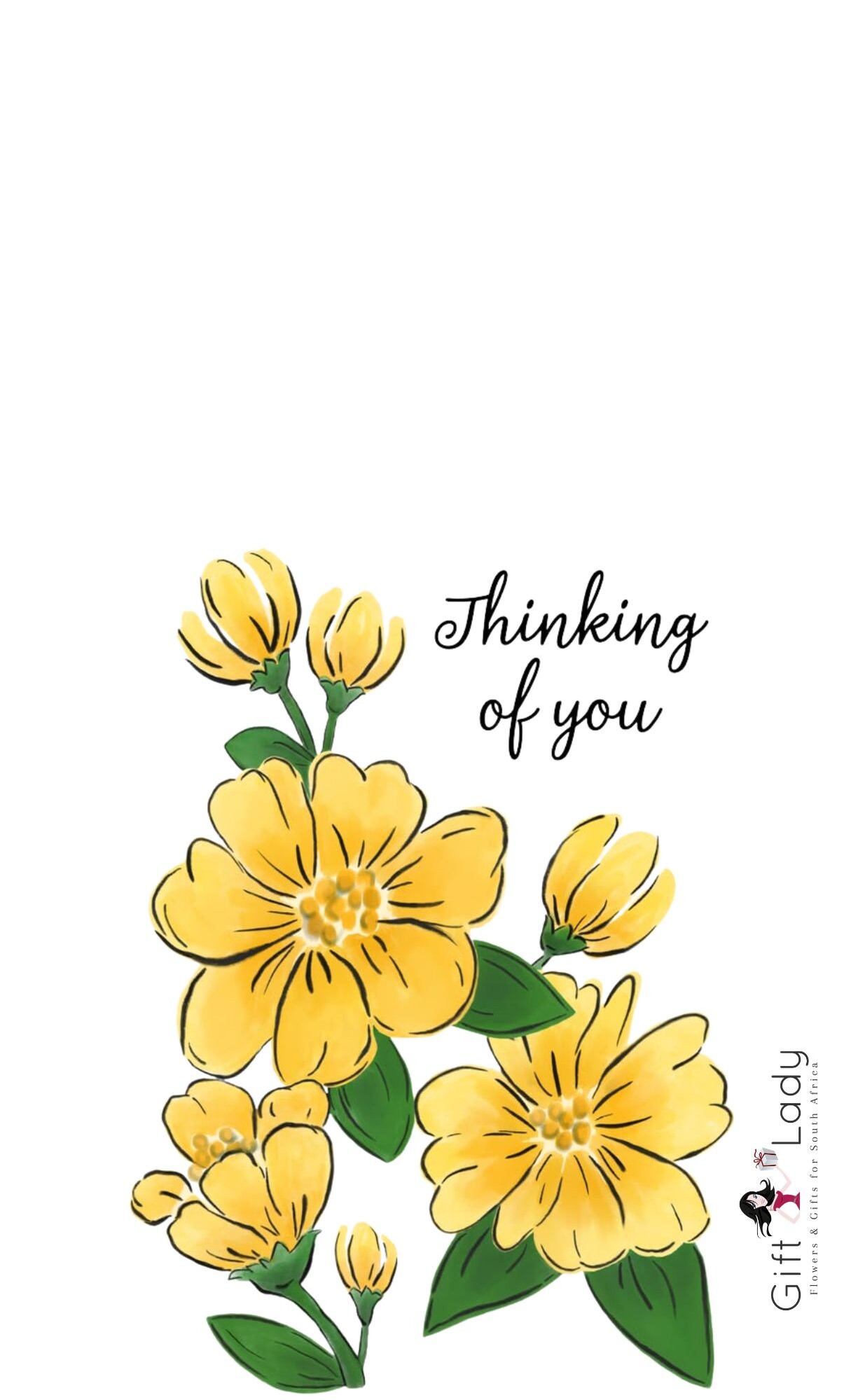 Thinking Of You Flower Wrapper