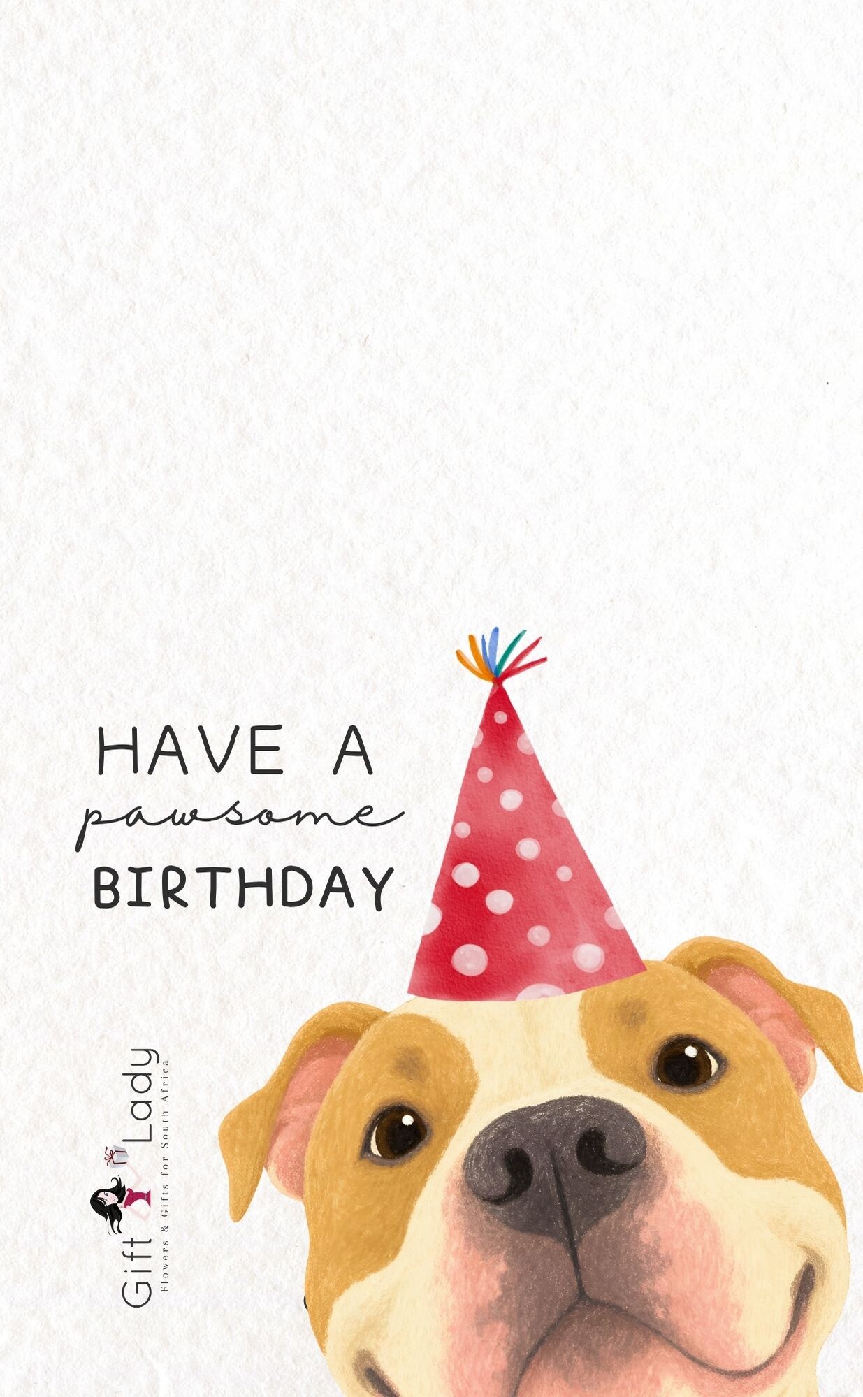 Have A Pawsome Birthday Wrapper