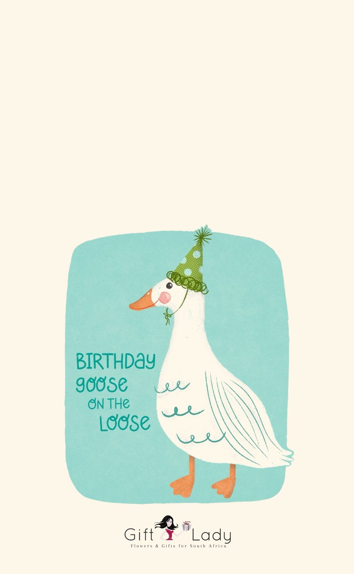 Birthday Goose Wrapper