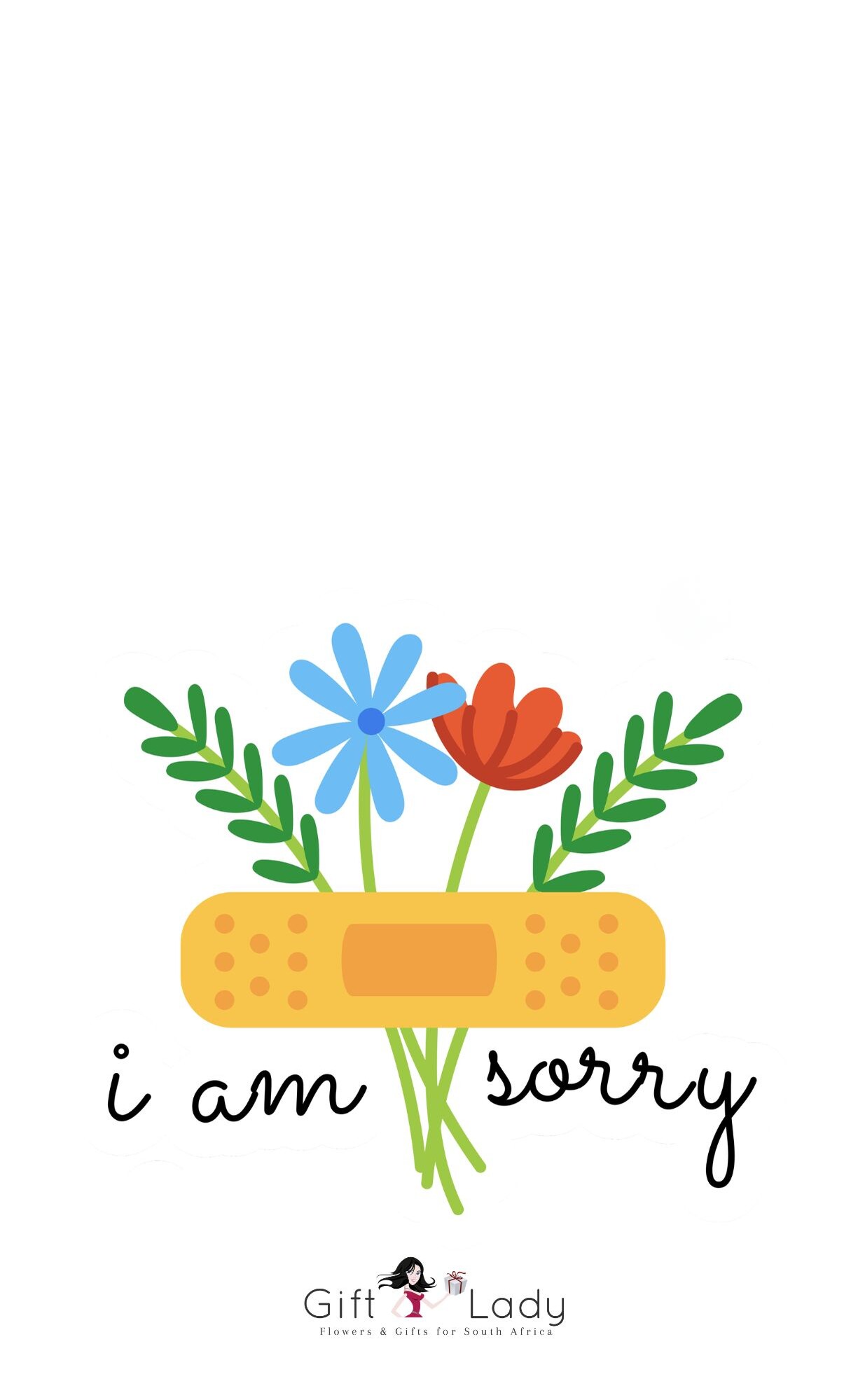 I Am Sorry Flowers Wrapper
