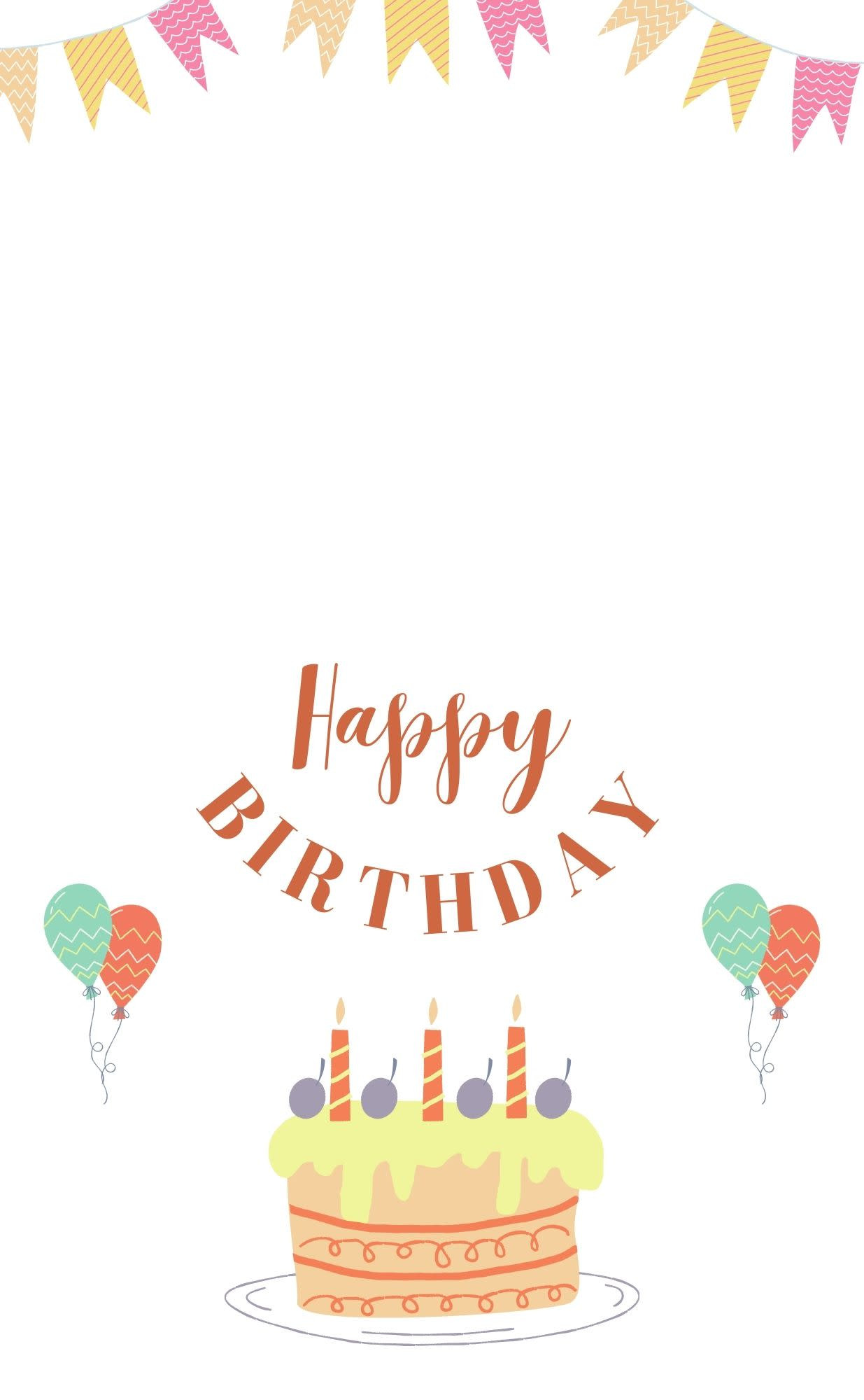 WINE LABEL - Happy Birthday