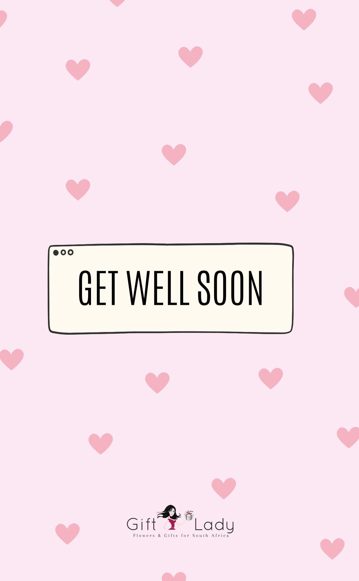 Get Well Hearts Wrapper