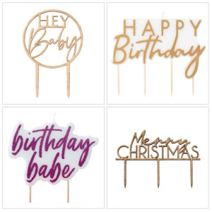 Cake Toppers and Candles