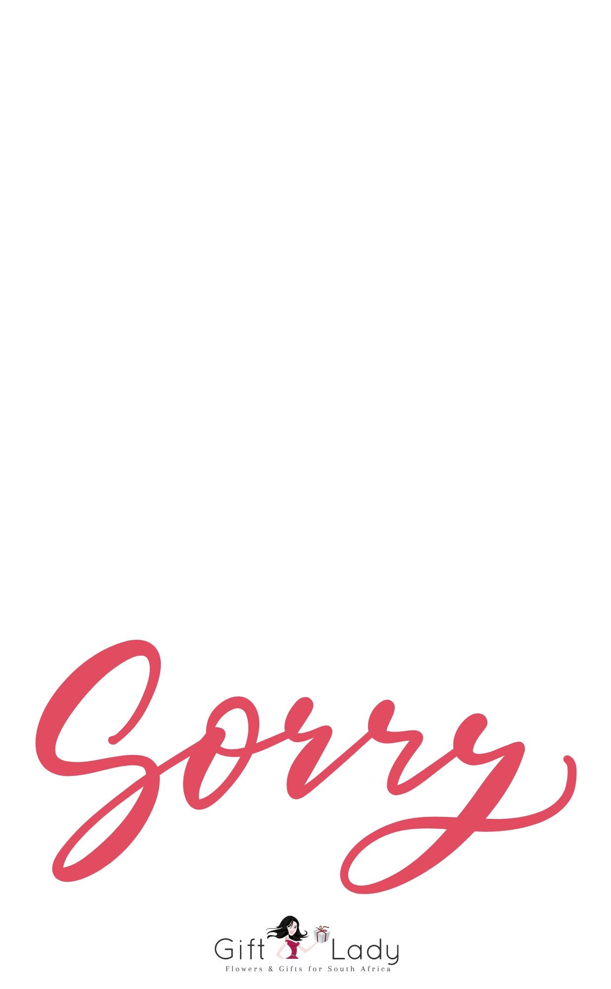 Sorry Light Pink Wrapper