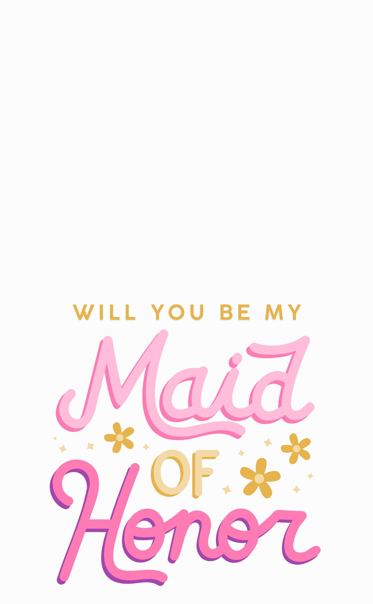Maid Of Honor Wrapper