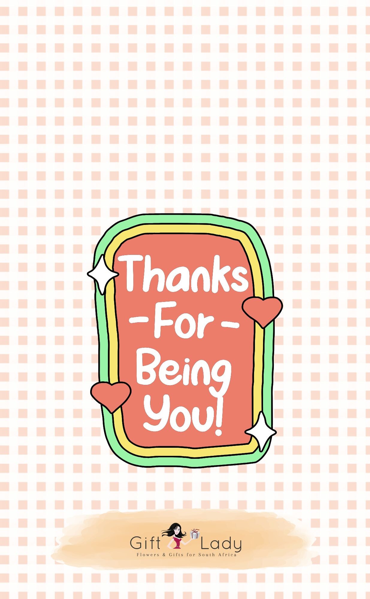 Plaid Thank You Wrapper