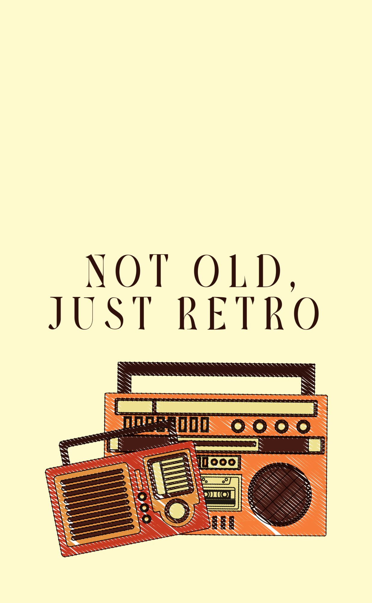 Not Old, Just Retro Wrapper