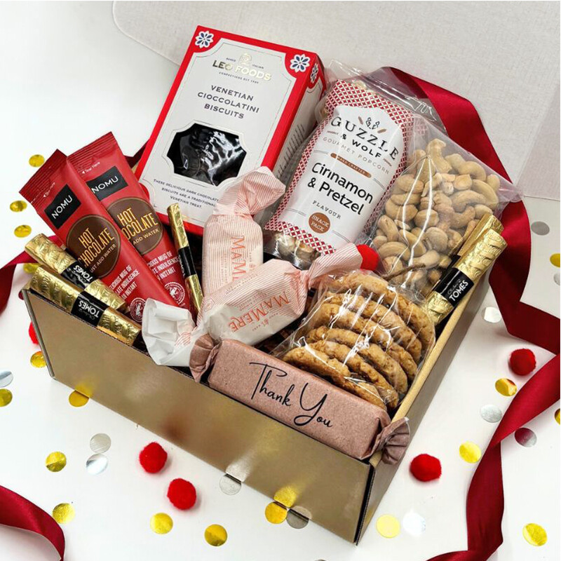 Ruby Red Thank You Gift Box - Flowers and Gifts - Online flower shop