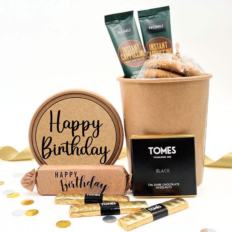 Happy Birthday Gift Tub - Flowers and Gifts - Online flower shop