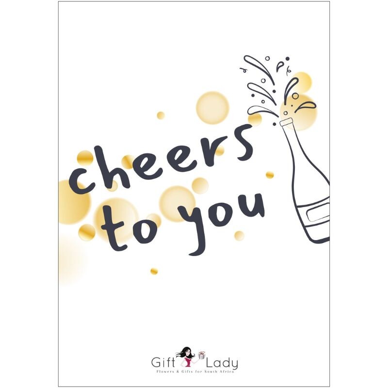 Cheers To You - A6 Card - Gifts and Hampers - Online gift shop
