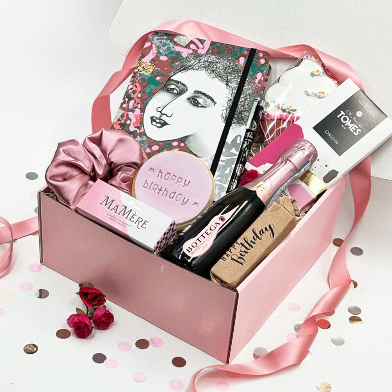 Bold Birthday Gift Box - Flowers and Gifts - Online flower shop
