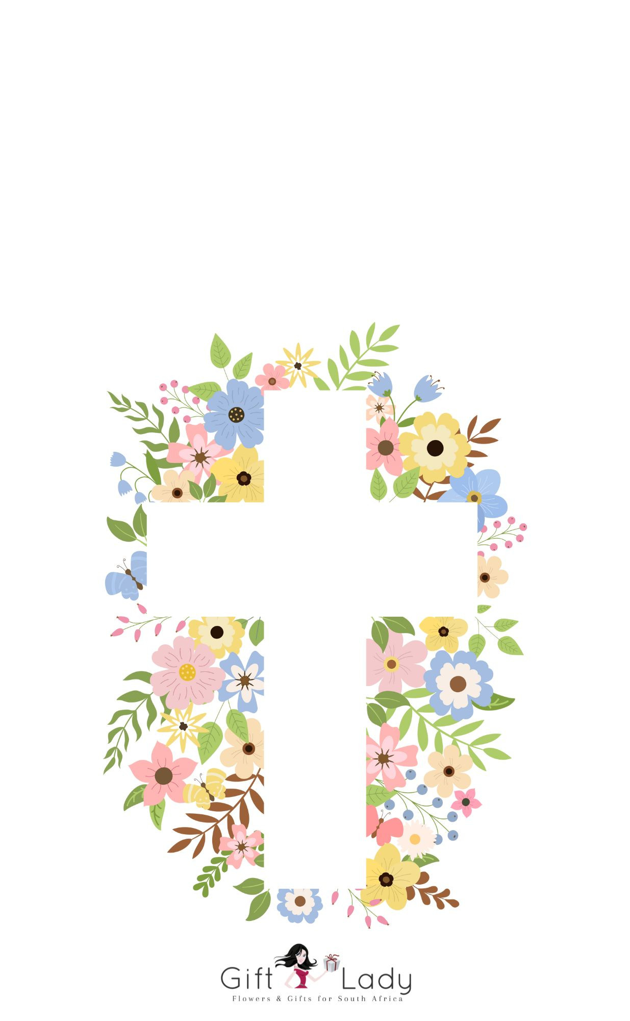 Floral Cross Wrapper