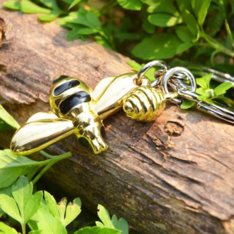 Honey Bee Metal Keyring - Gifts and Hampers - Online gift shop
