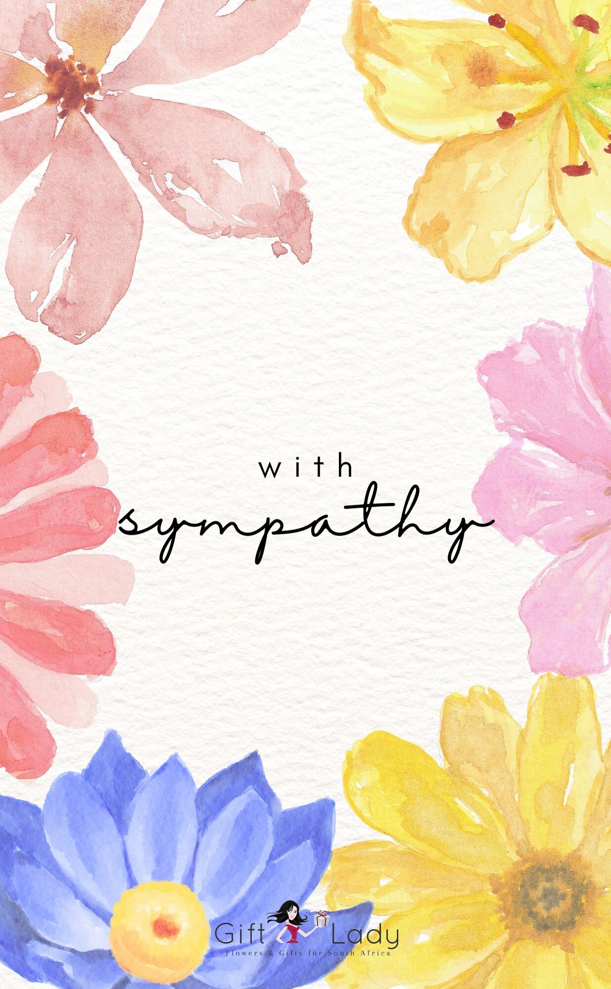 Flowers Sympathy Wrapper