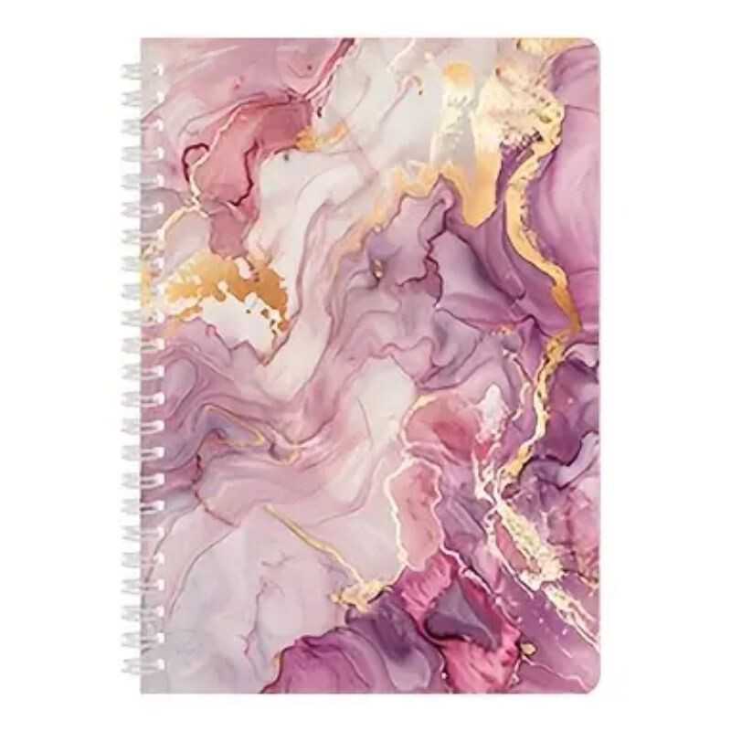 Note Book Marble Marble Notebook - Pink (A5) - Gifts and Hampers - Online gift shop