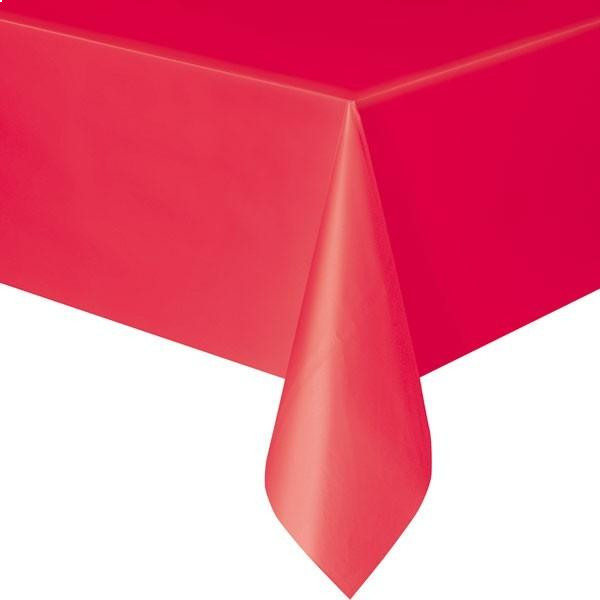 Red Table Cover Party Supplies PartyLady