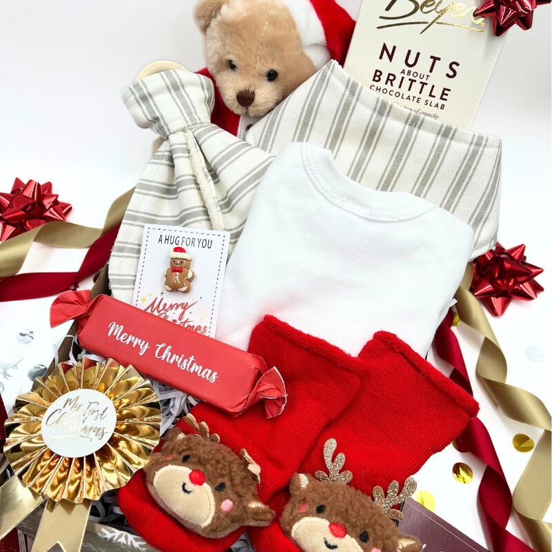 Baby's First Christmas Box Flowers and Gifts Online flower shop