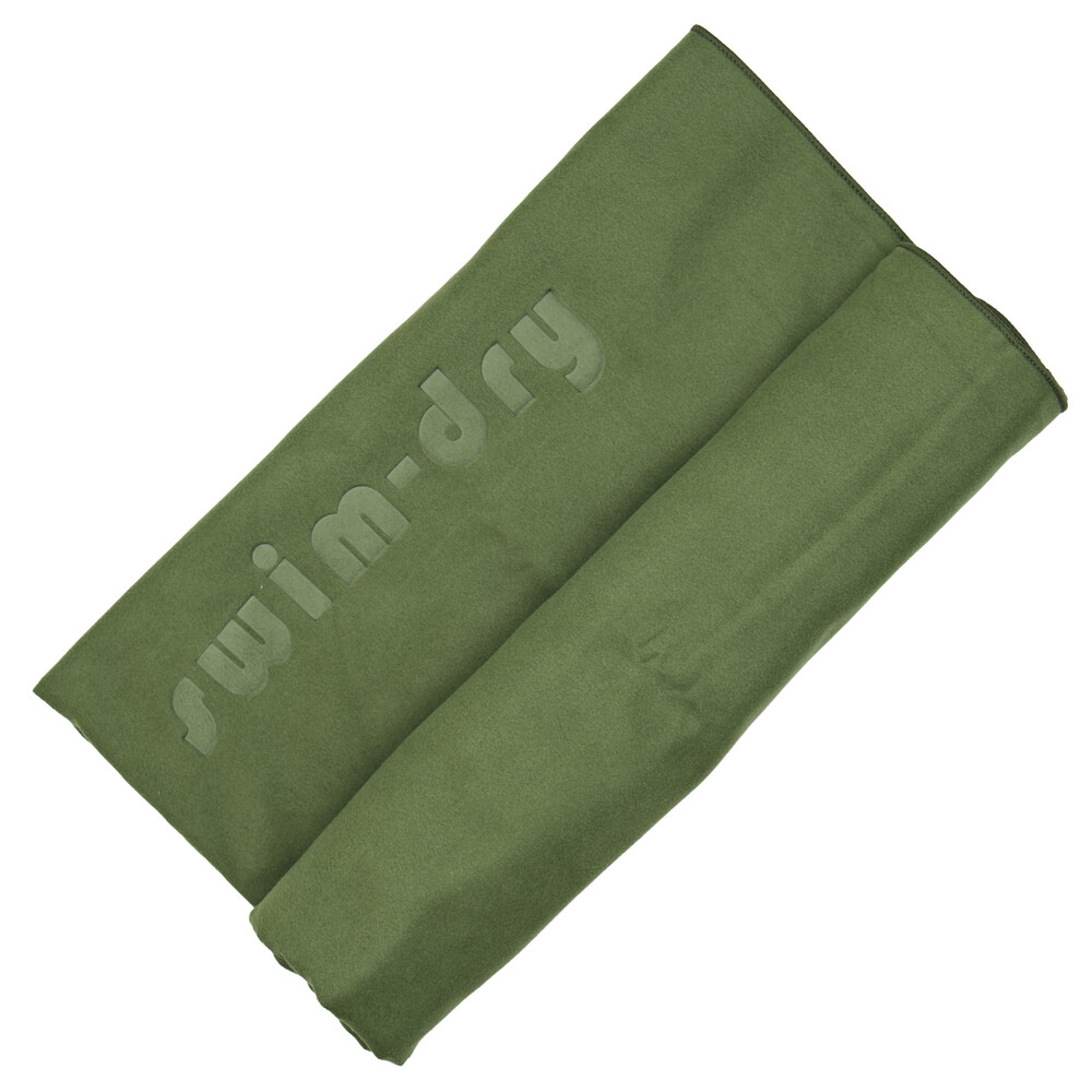 OLIVE MICROFIBRE OUTDOOR TOWEL - 130 X 80CM