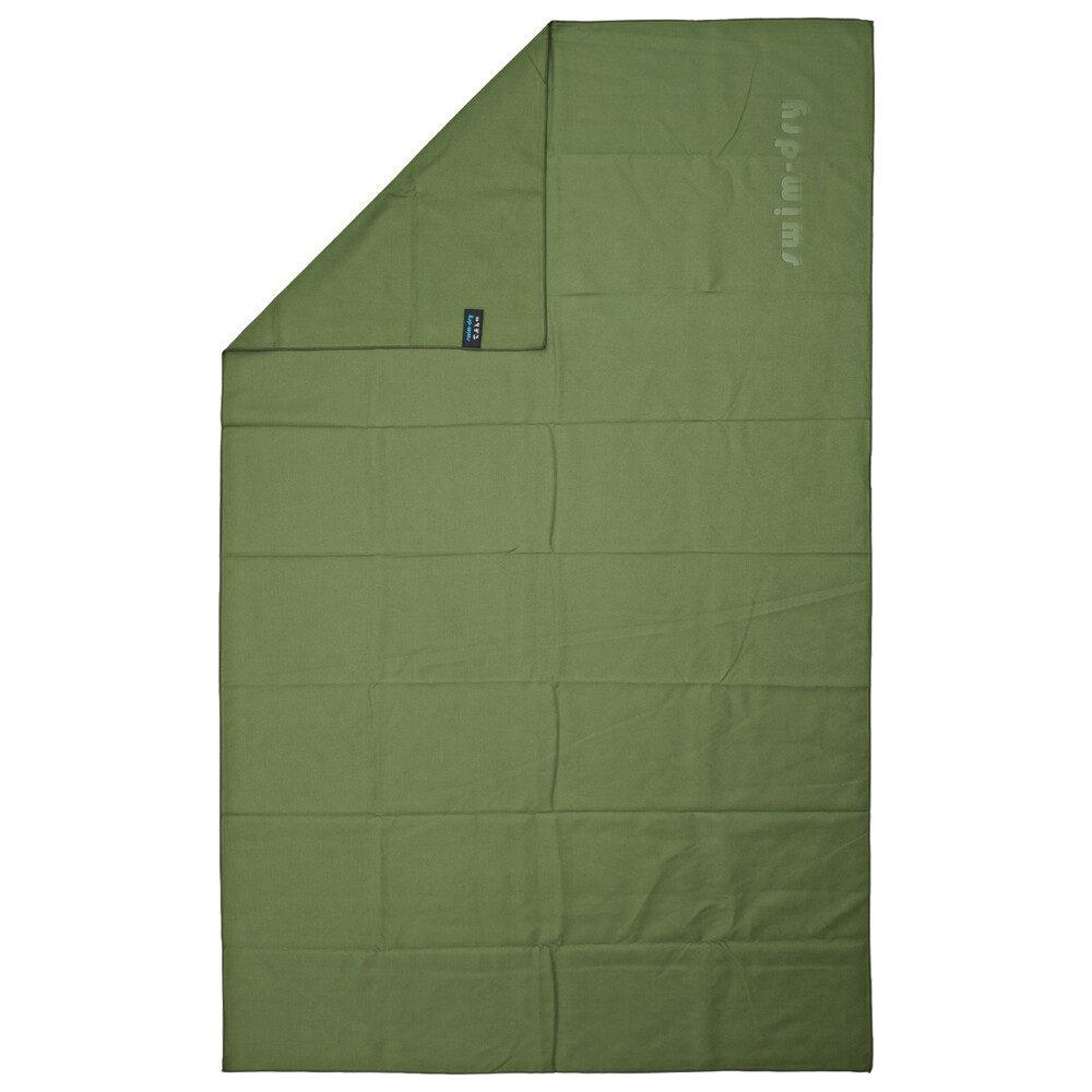 OLIVE MICROFIBRE OUTDOOR TOWEL - 130 X 80CM