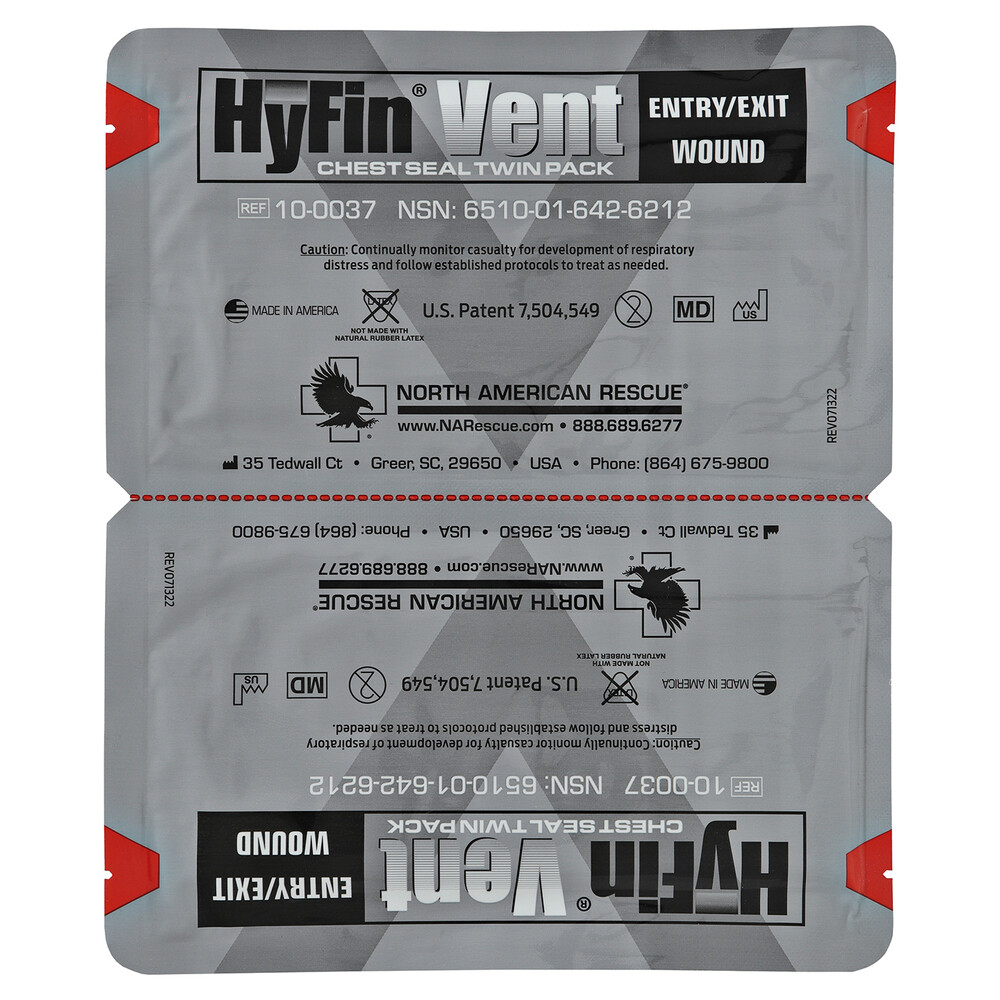 HYFIN VENT CHEST SEAL - TWIN PACK
