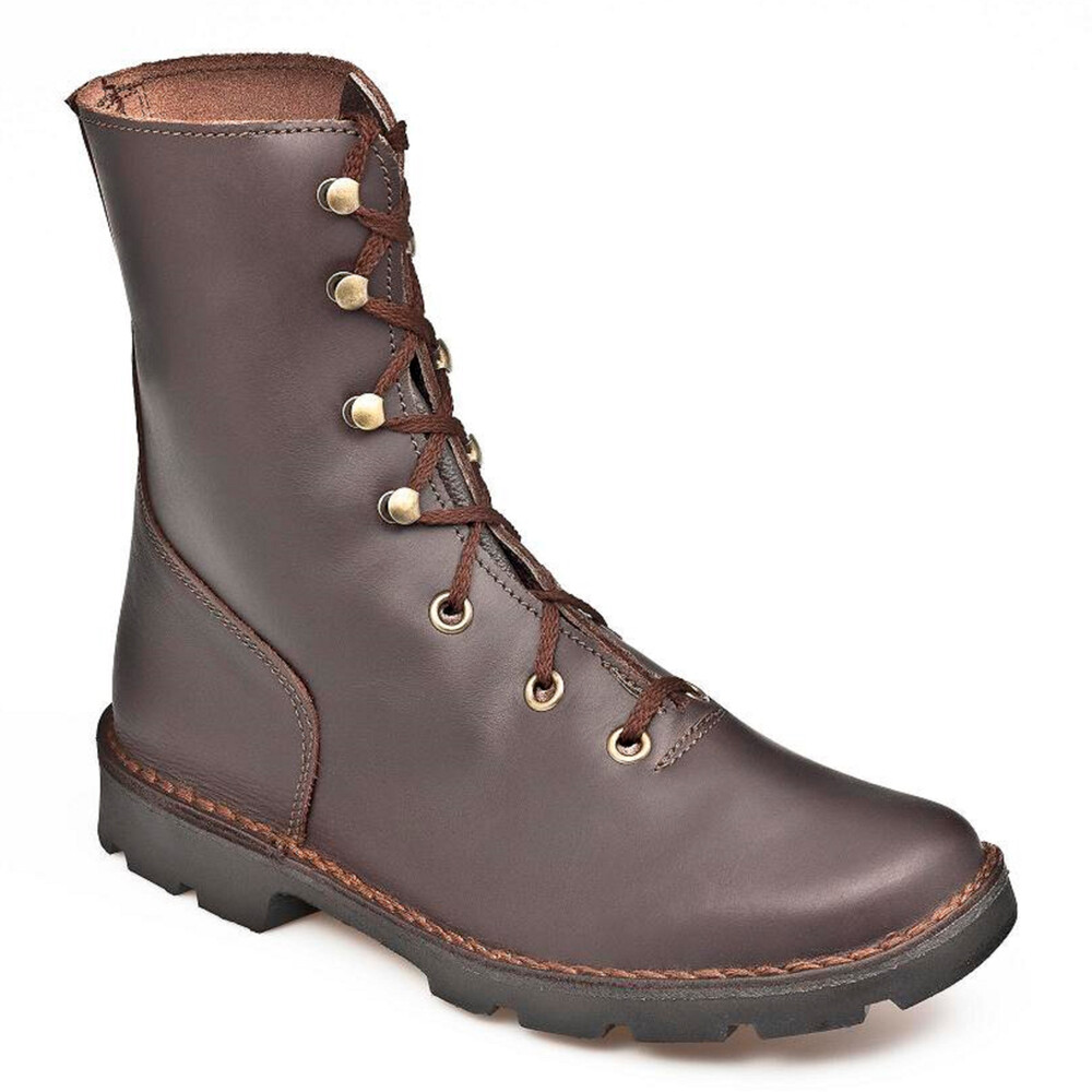 Berger Leather Boot - Brown