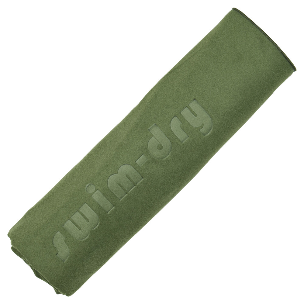 OLIVE MICROFIBRE OUTDOOR TOWEL - 130 X 80CM