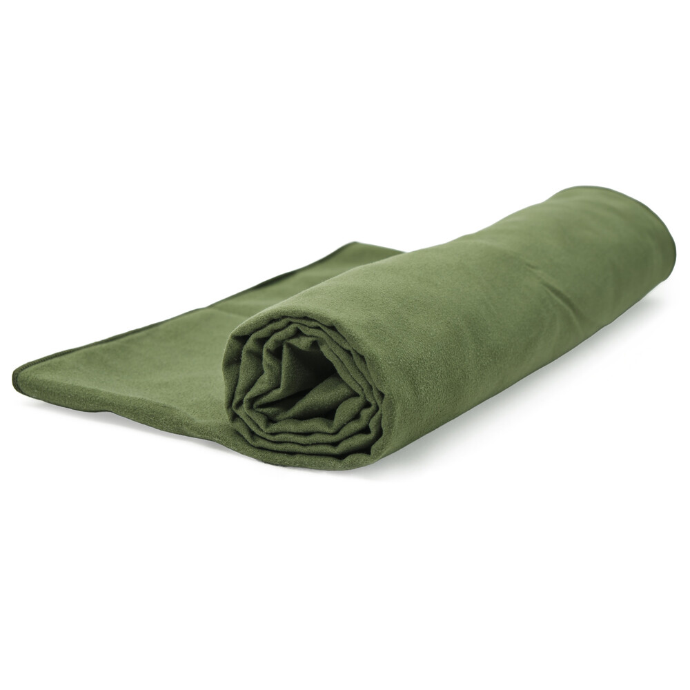OLIVE MICROFIBRE OUTDOOR TOWEL - 130 X 80CM