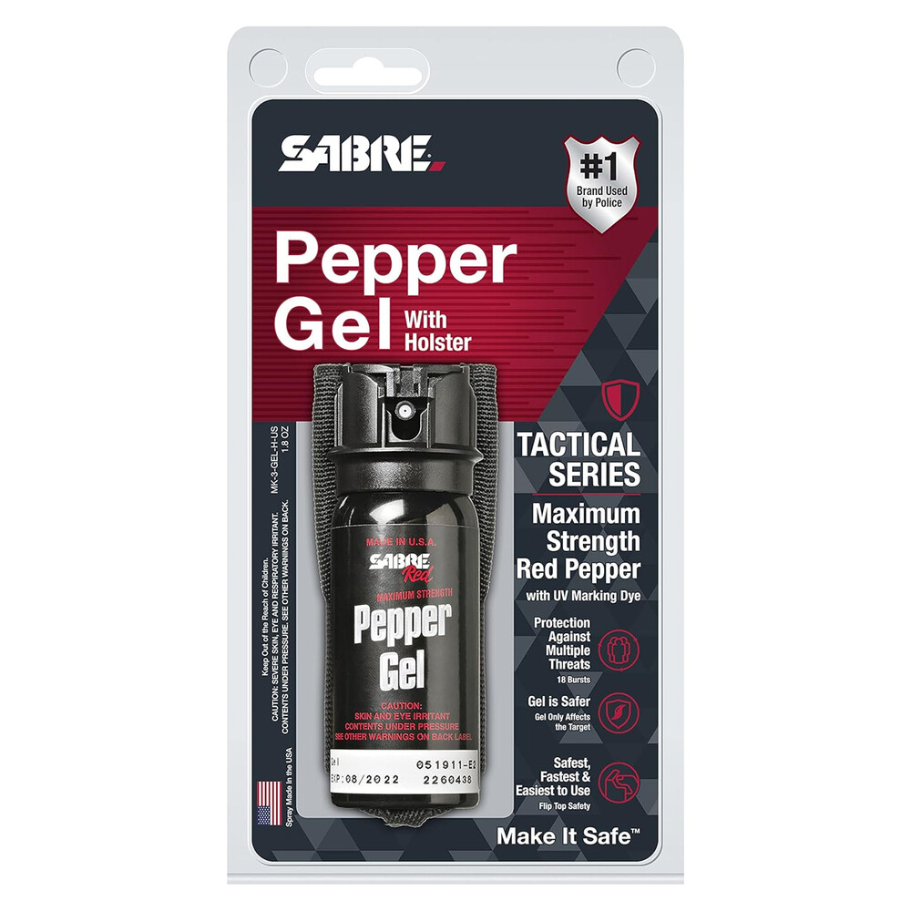 FLIP TOP PEPPER GEL & HOLSTER