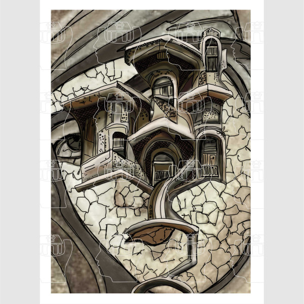 Sulene Taylor Artwork - DisconnectedFace House