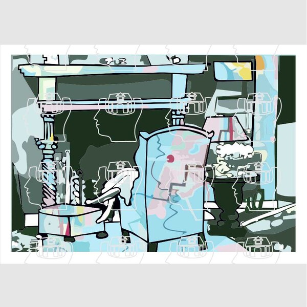 Sulene Taylor Artwork - AbstractChair House