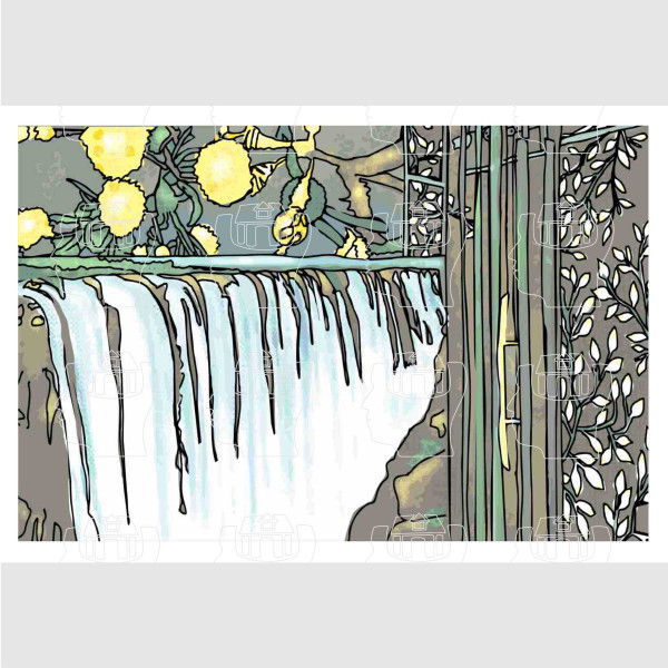 SuleneTaylorArt artwork - WaterfallLove House