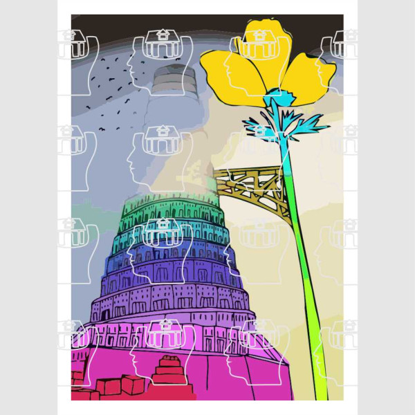 Sulene Taylor Artwork - FlowerTower House