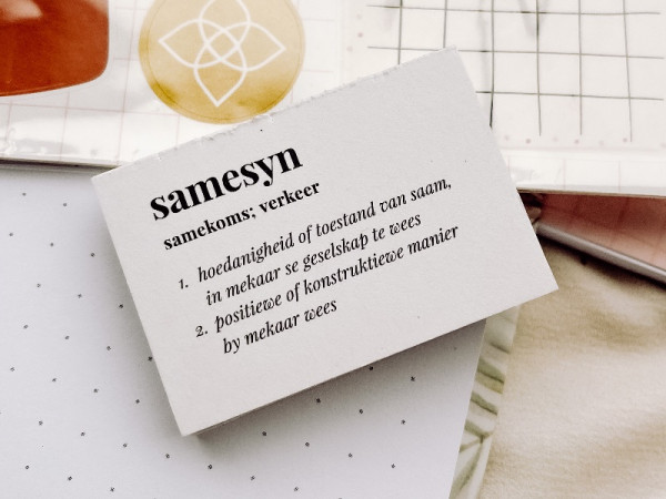 Journaling Accessories - Afrikaans Word Book Journaling Accessories - Afrikaans Word Book