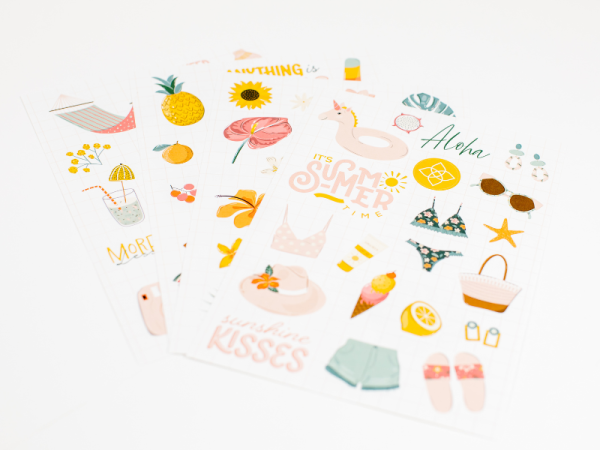 Journaling Sticker Pack - Summer
