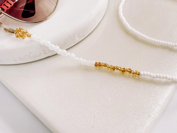 Pearly white - Sunny/Mask Chain