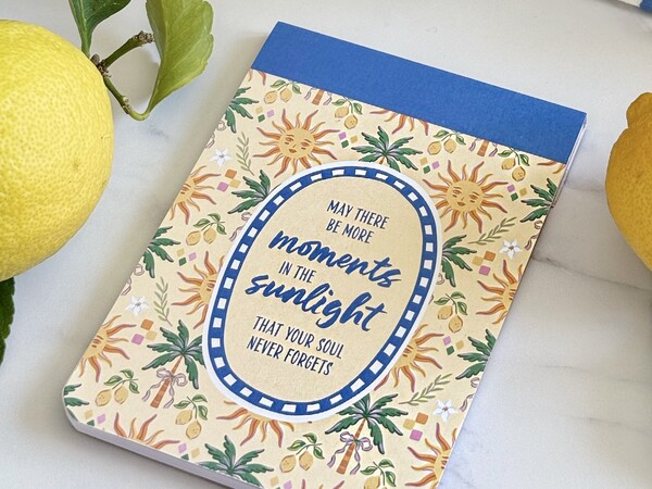 Sunlit Moments Note Pad