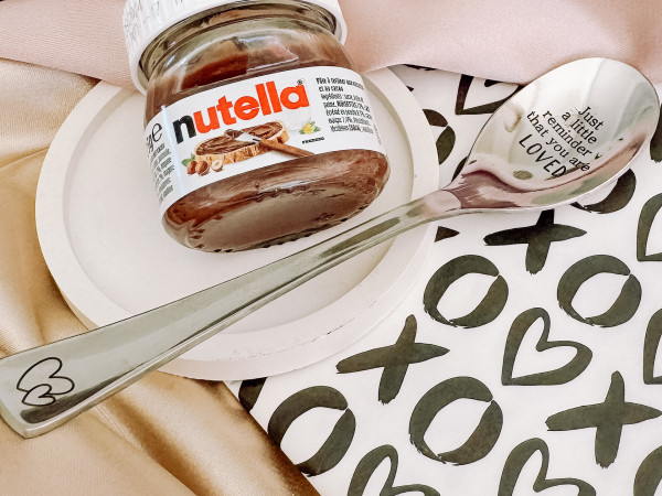 Sweet Spoons "Loved" with Chocolate Spread