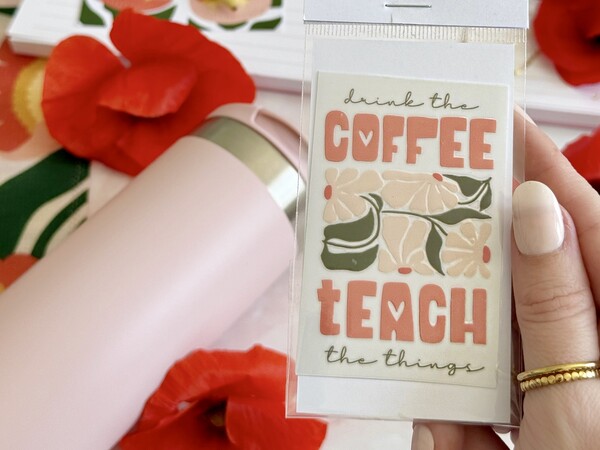 Coffee Teacher - DTF Sticker
