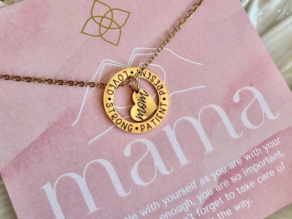 Mom Affirmation Necklace
