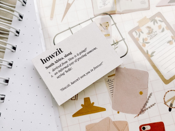 Journaling Accessories - Local is Lekker Word Book Journaling Accessories - Local is Lekker Word Book