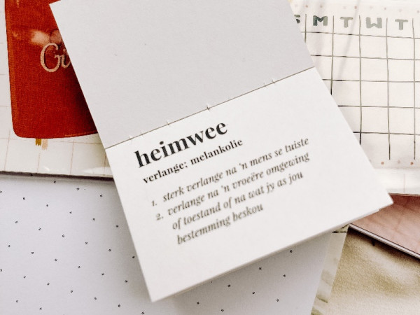 Journaling Accessories - Afrikaans Word Book Journaling Accessories - Afrikaans Word Book