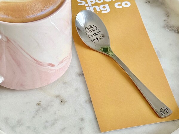 Coffee Faith and Sunshine Teaspoon